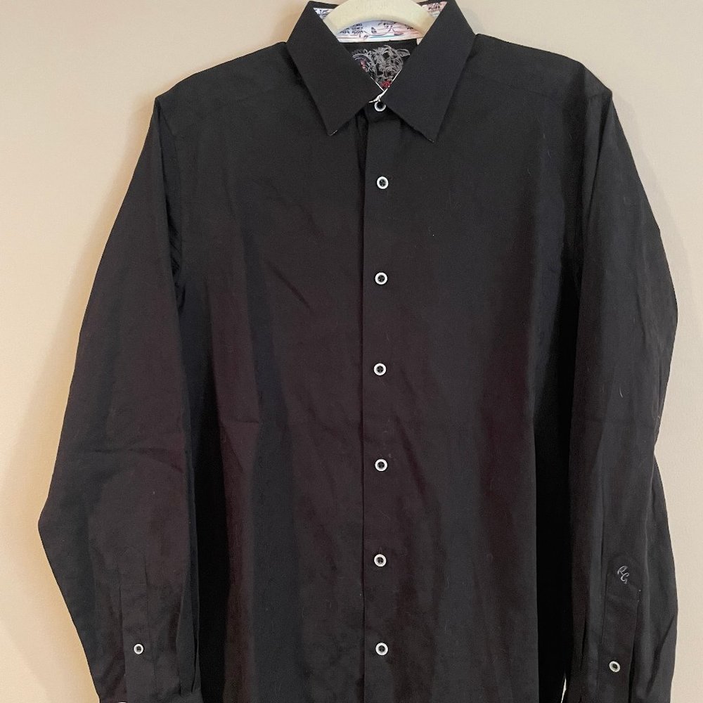 Robert Graham Black Button Down